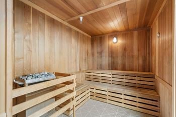 Wooden sauna